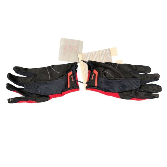 Giro Havoc Adult Gloves Large 4X Suede Red & Black Cycling - Picture 4 of 5